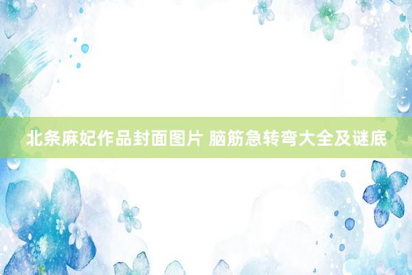北条麻妃作品封面图片 脑筋急转弯大全及谜底